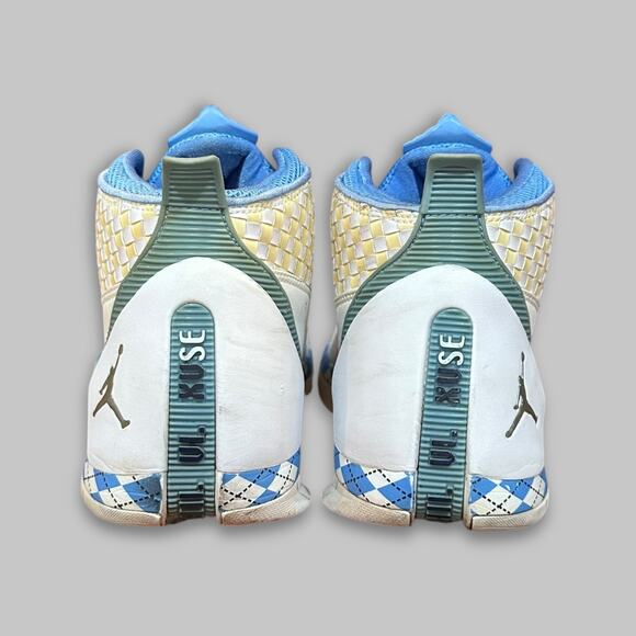 Air Jordan XX3 UNC Argyle White/Carolina Blue Men’s Sneakers - Size 8.5 - Picture 4 of 7